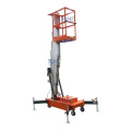 Electric hydraulic lifter mobile mast lift aerial working platform